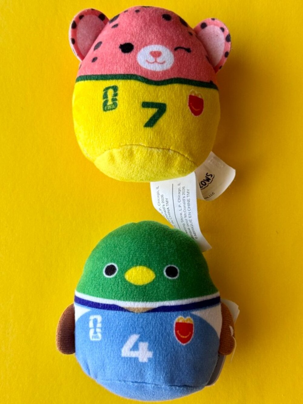 McDonalds FIFA World Cup 2026 Squishmallows NYA + AVERY Happy Meal Toy Plush